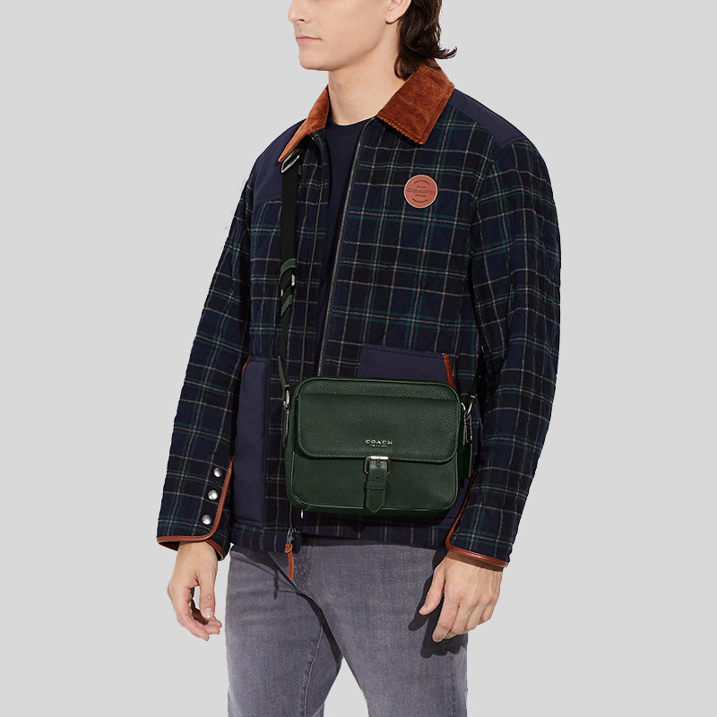 Coach Hudson Crossbody Bag Amazon Green CB906