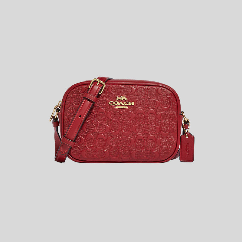 Coach Mini Jamie Camera Bag In Signature Leather 1941 Red CC943