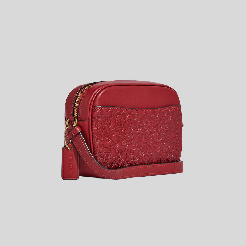 Coach Mini Jamie Camera Bag In Signature Leather 1941 Red CC943