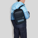 Coach Westway Backpack In Colorblock With Coach Patch Midnight/Black CE493