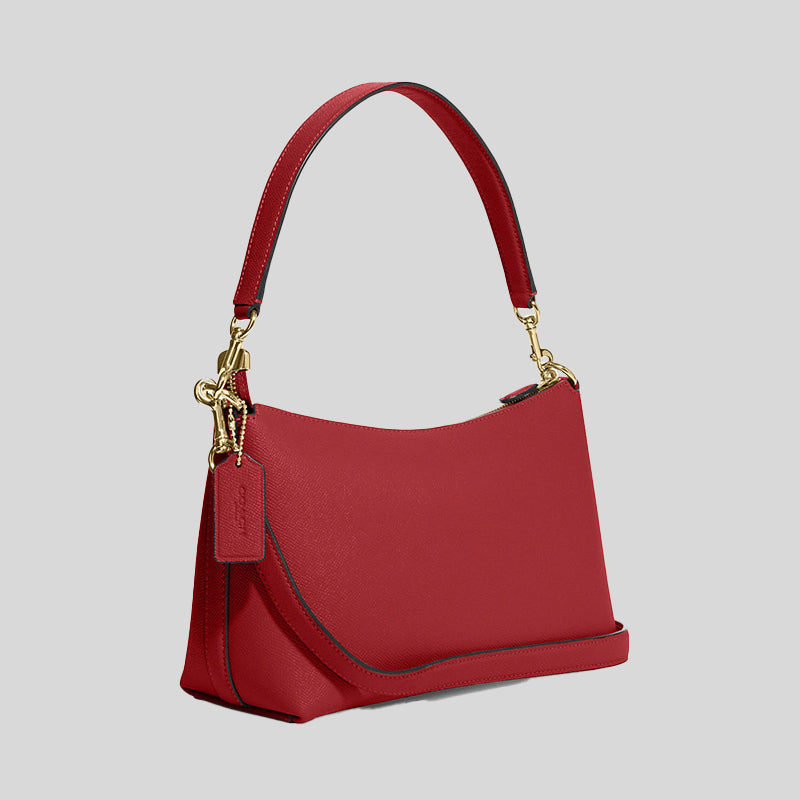 Coach red shoulder bag sale
