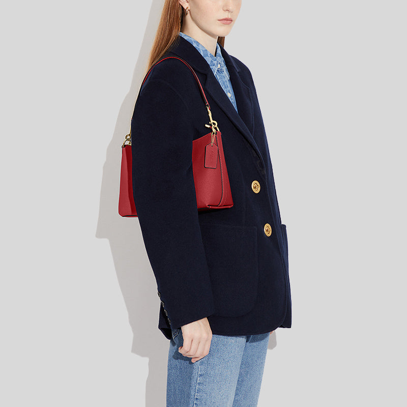 Coach Clara Shoulder Bag 1941 Red CE584