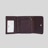 Coach Small Trifold Wallet Black CF427