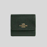 Coach Small Trifold Wallet Amazon Green CF427