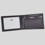 Coach Boxed 3 In 1 Wallet Gift Set In Signature Canvas F41346 Black Oxblood
