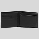Coach Compact ID Wallet In Sport Calf Leather Black F74991