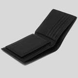 Coach Compact ID Wallet In Sport Calf Leather Black F74991
