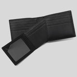 Coach Compact ID Wallet In Sport Calf Leather Black F74991