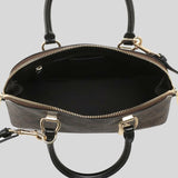 Coach Katy Satchel In Signature Canvas 2558 Brown Black