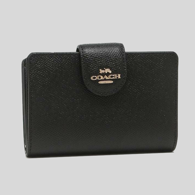 Coach black and white wallet shop