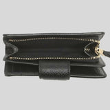 Coach Medium Corner Zip Wallet 6390 Black