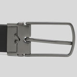 Coach Skinny Buckle Cut-To-Size Reversible Dress Belt, 32mm Black