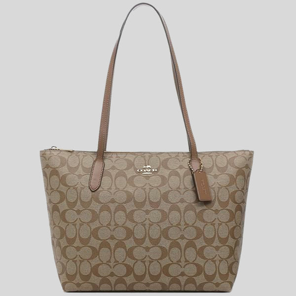 Zip tote bag coach 2025