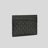 GUCCI Microguccissima Card Holder Black 262837