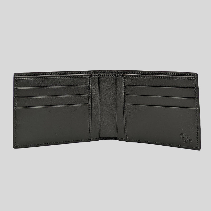 Gucci Men's Microguccissima GG Black Leather Bifold Wallet – Queen Bee of  Beverly Hills