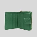 Gucci Women's Signature GG Small Bifold Wallet Green 346056