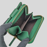 Gucci Women's Signature GG Small Bifold Wallet Green 346056