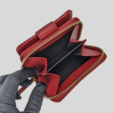 Gucci Women's Signature GG Small Bifold Wallet Red 346056