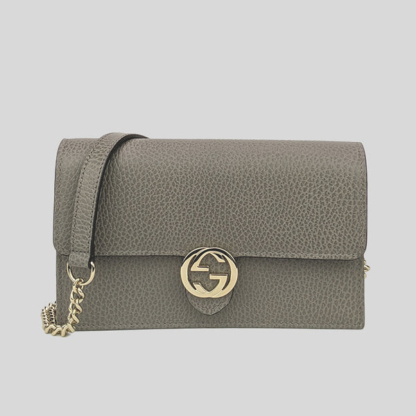 Gucci interlocking gg wallet on chain clearance