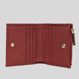 GUCCI Micro GG Guccissima Leather Small Bifold Wallet Red 510318