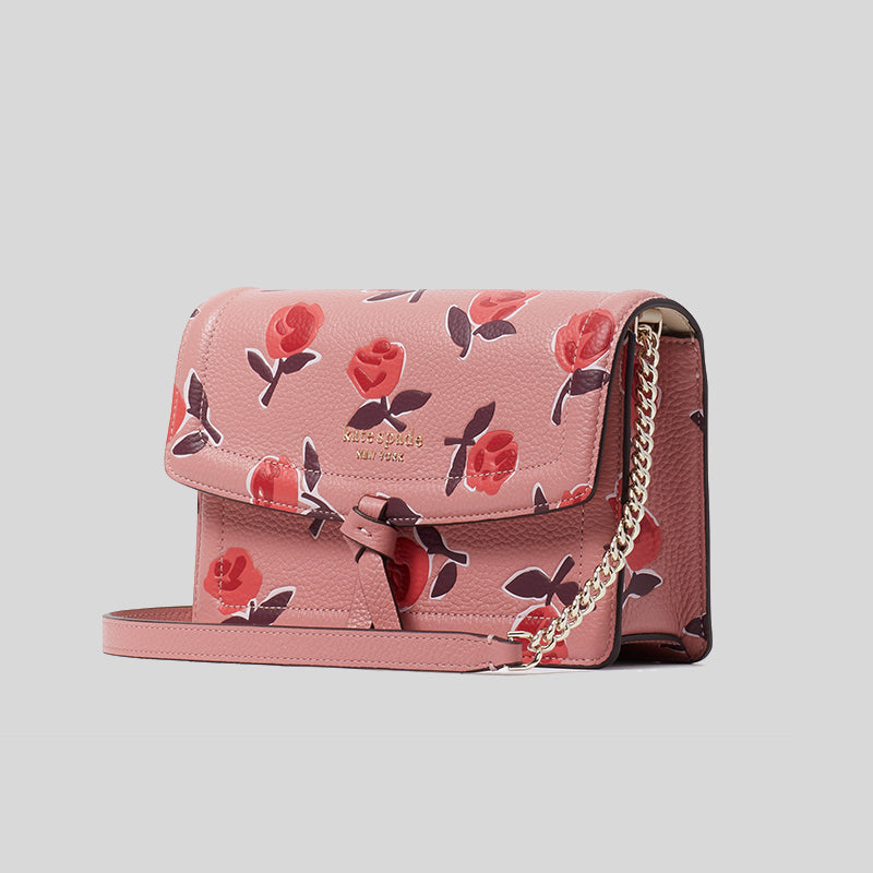 Kate Spade New York Spencer Flap Chain Wallet Crossbody Bag - Serene Pink