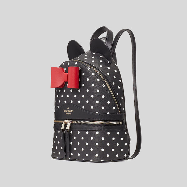 Disney X Kate Spade New York Minnie Dome Backpack Black Multi K7325