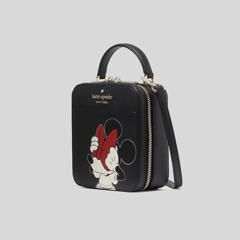 Kate Spade Disney X Kate Spade New York Minnie Mouse Daisy Vanity Crossbody Bag Black Multi K9530
