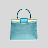 Kate Spade Bijou Metallic Colorblocked Mini Top-handle Bag Sparkling Lagoon Multi K9942