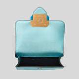 Kate Spade Bijou Metallic Colorblocked Mini Top-handle Bag Sparkling Lagoon Multi K9942