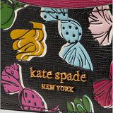Kate Spade Morgan Assorted Candies Embossed Cardholder Black Multi KA010