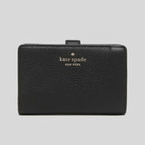 Kate Spade Leila Medium Compartment Bifold Wallet WLR00394 Black