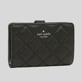 Kate Spade Natalia Medium Compact Bifold Wallet Black WLRU6344