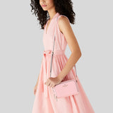 Kate Spade Staci Dua Zip Around Crossbody Bag Chalk Pink WLR00410