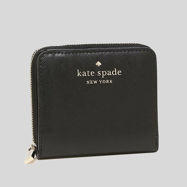 Kate Spade Staci Small Zip Around Wallet wlr00634 Black