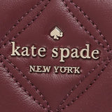 Kate Spade Natalia Medium Compact Bifold Wallet Blackberry WLRU6344