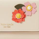 Kate Spade Petal Flap Chain Wallet Milk Glass Multi K6633
