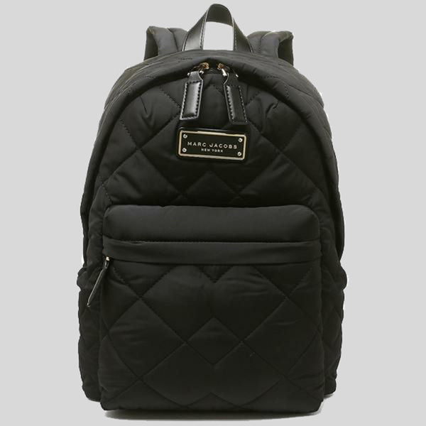 Marc Jacobs Quilted Nylon Backpack Black