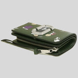 PEANUTS X MARC JACOBS THE Snapshot Compact Wallet S124L01FA21 Dark Green Multi