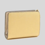 Marc Jacobs THE Snapshot Metallic Mini Compact Wallet Platinum Multi S129L01PF21