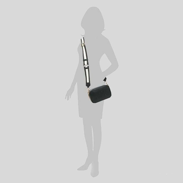 Marc Jacobs Flash Leather Crossbody Bag Black M0014465 LussoCitta