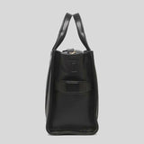 Marc Jacobs Leather The Tote Small Traveler Tote Bag Black H009L01SP21