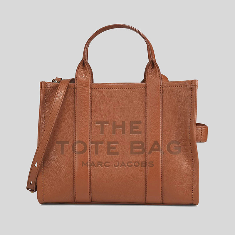 Marc Jacobs Leather The Tote Mini Traveler Tote Bag H009L01SP21 Argan Oil