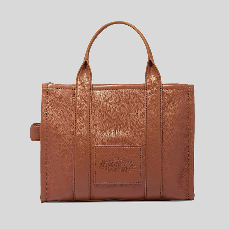 Marc Jacobs Leather The Tote Mini Traveler Tote Bag H009L01SP21 Argan Oil