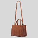 Marc Jacobs Leather The Tote Small Traveler Tote Bag Argan Oil H009L01SP21