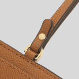 Marc Jacobs Leather Lanyard ID Holder M0016992 Smoked Almond