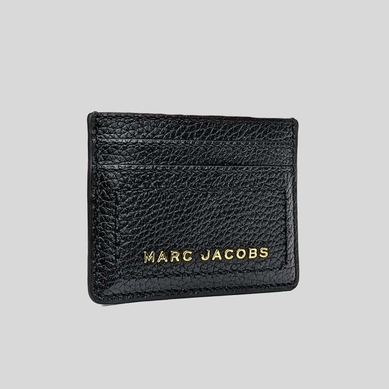 Marc Jacobs Pebble Leather Card Case Black S102L01FA21