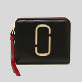 Marc Jacobs THE Snapshot Mini Compact Wallet M0013360 Black Chianti