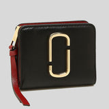 Marc Jacobs THE Snapshot Mini Compact Wallet M0013360 Black Chianti