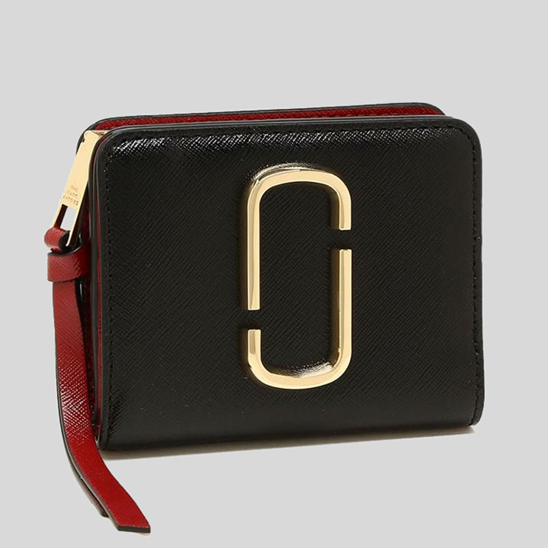 Marc Jacobs THE Snapshot Mini Compact Wallet M0013360 Black