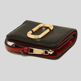 Marc Jacobs THE Snapshot Mini Compact Wallet M0013360 Black Chianti